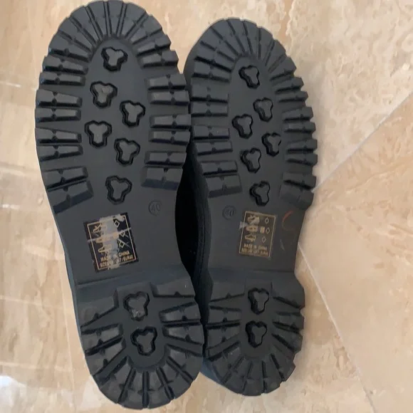 Qupid Black Combat Boots - Picture 6 of 6